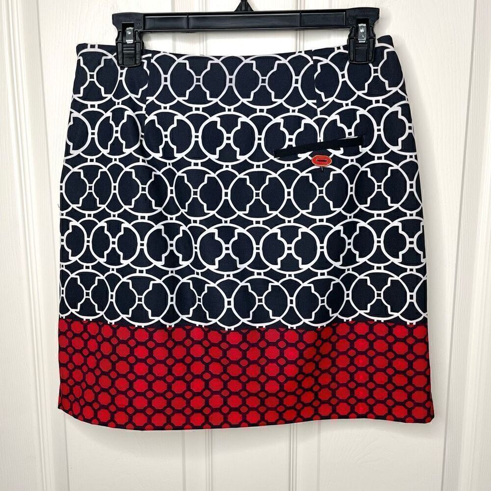 EP PRO GOLF Forbidden City Golf Skort (Black/Red) - 2 - Picture 2 of 10